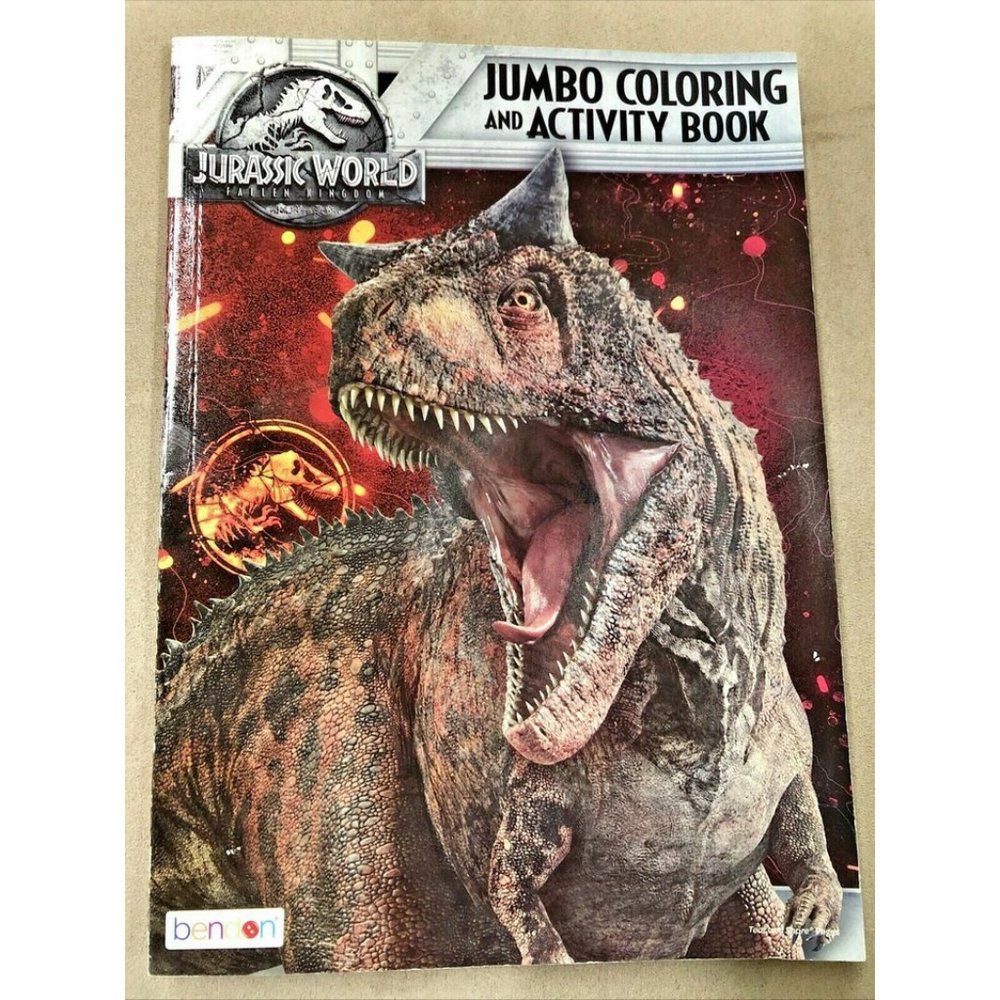 JURASSIC WORLD JUMBO COLORING AND ACTIVITY BOOK